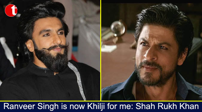 Ranveer Singh is now Khilji for me: Shah Rukh Khan