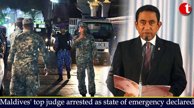 Maldives' top judge arrested as state of emergency declared