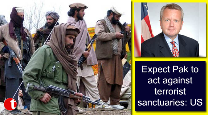 Expect Pak to act against terrorist sanctuaries: US