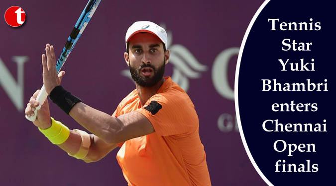 Tennis Star Yuki Bhambri enters Chennai Open finals