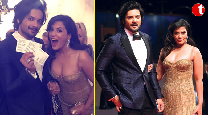 Ali Fazal, Richa Chadha Attend Pre-Oscars Party