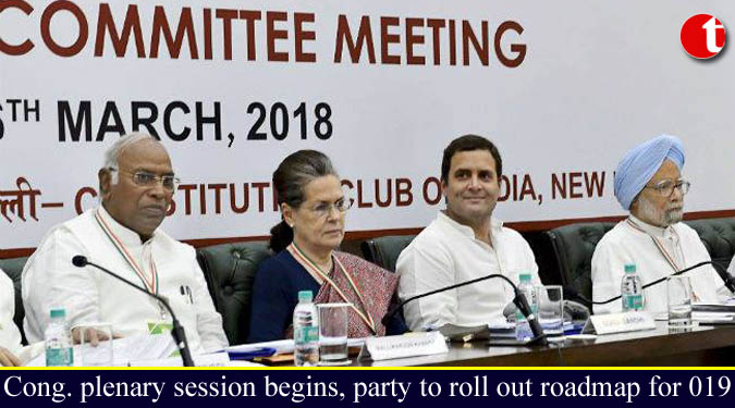 Cong. plenary session begins, party to roll out roadmap for 019