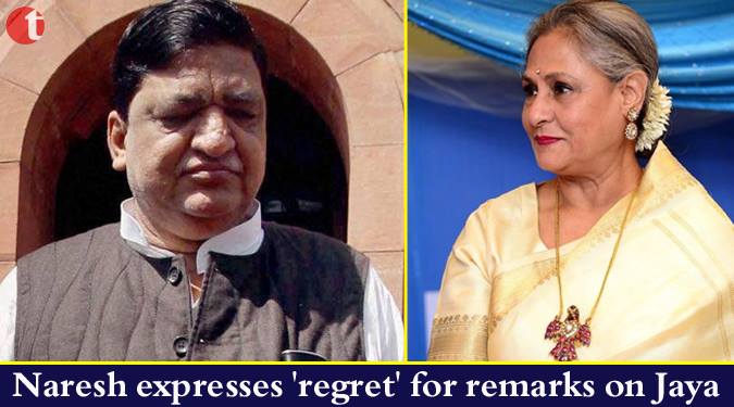 Naresh expresses 'regret' for remarks on Jaya