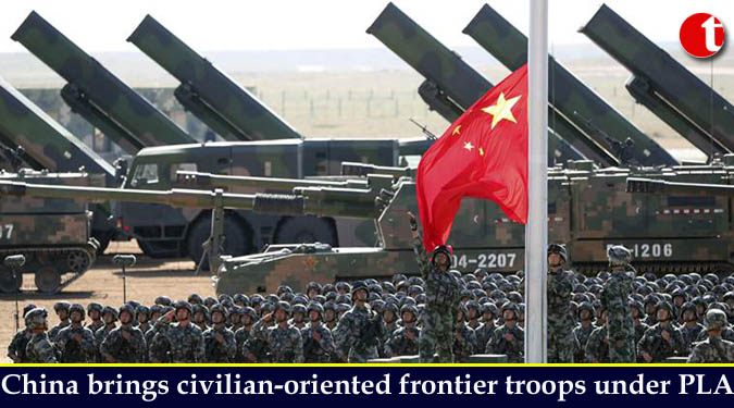 China brings civilian-oriented frontier troops under PLA