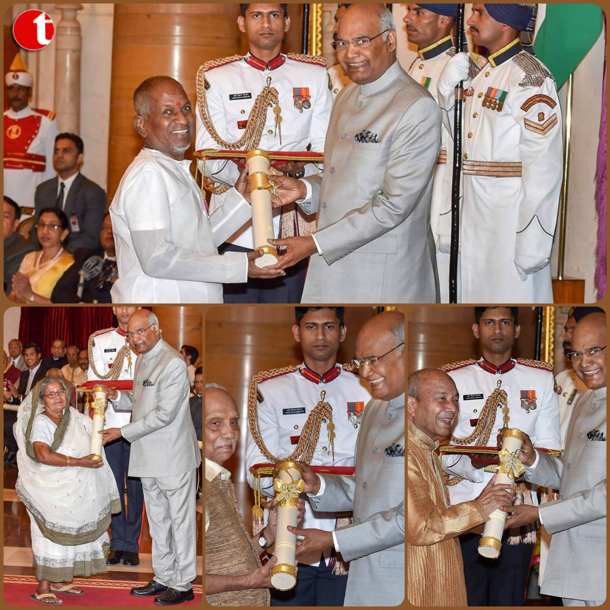 Illaiyaraja, Ghulam Mustafa, 41 others given Padma Awards