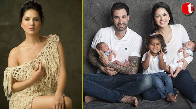 Sunny Leone blessed with two adorable boys