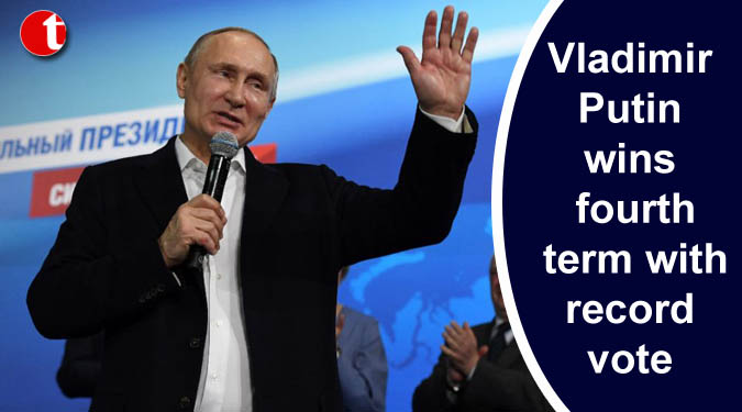 Vladimir Putin wins fourth term with record vote