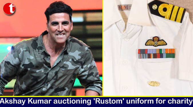 Akshay Kumar auctioning ‘Rustom’ uniform for charity