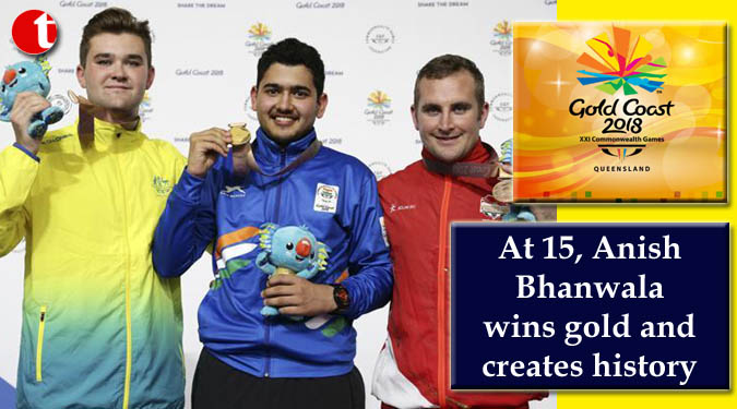 At 15, Anish Bhanwala wins gold and creates history