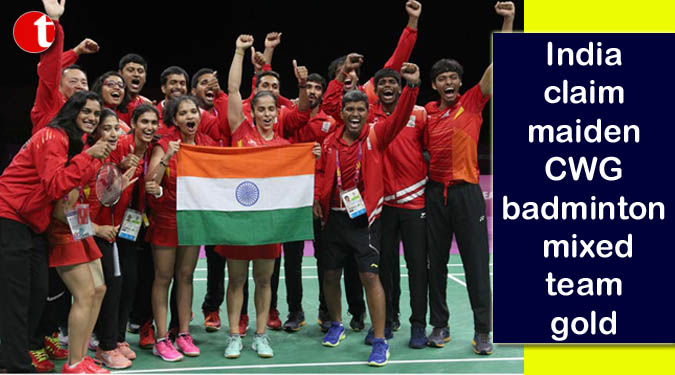 India claim maiden CWG badminton mixed team gold