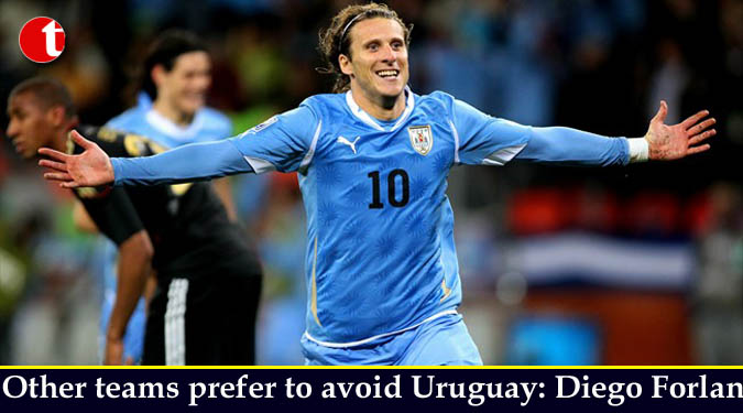 Other teams prefer to avoid Uruguay: Diego Forlan