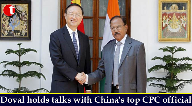 Doval holds talks with China's top CPC official