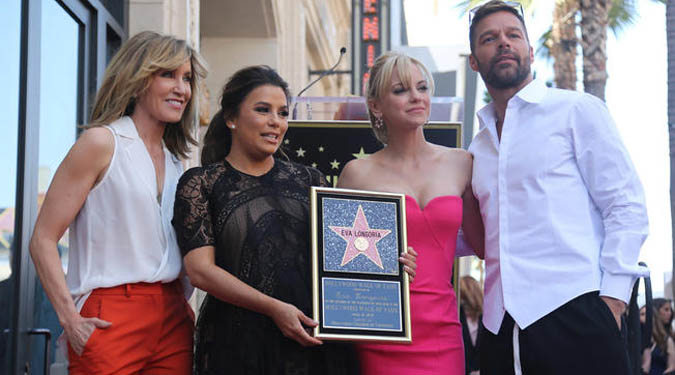 Eva Longoria gets star on Walk Of Fame