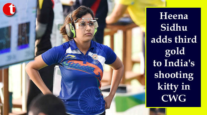 Heena Sidhu adds third gold to India's shooting kitty in CWG