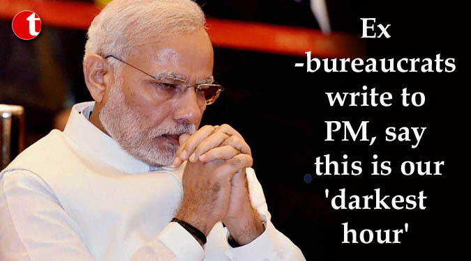 Ex-bureaucrats write to PM, say this is our 'darkest hour'