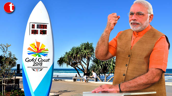 PM Modi wishes Indian contingent luck for CWG