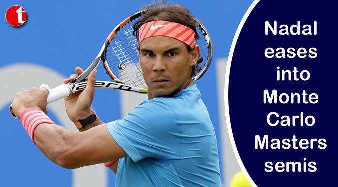 Nadal eases into Monte Carlo Masters semis