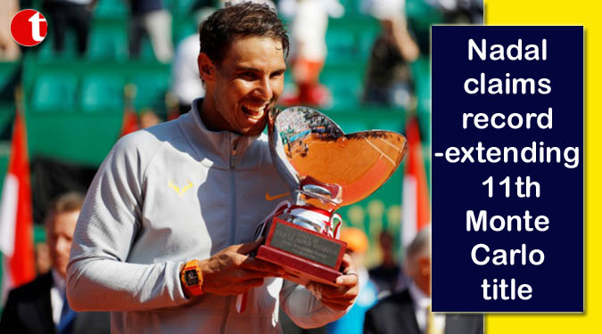 Nadal claims record-extending 11th Monte Carlo title