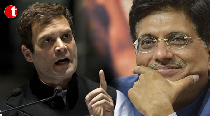 Rahul’s apology sought for ‘Shirdi’ dig at Goyal