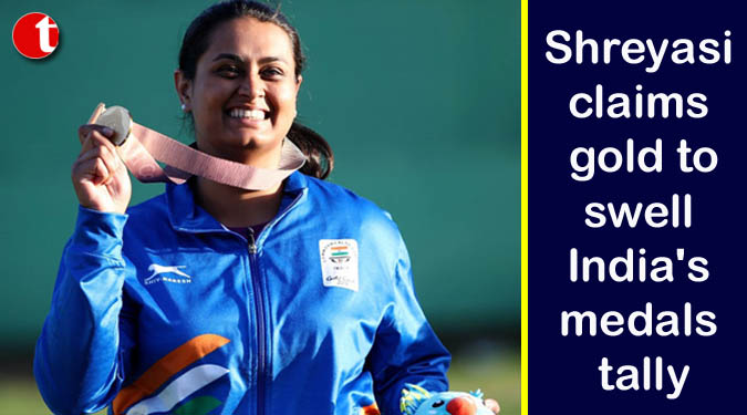 Shreyasi claims gold to swell India's medals tally