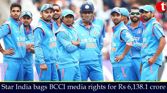 Star India bags BCCI media rights for Rs 6,138.1 crore