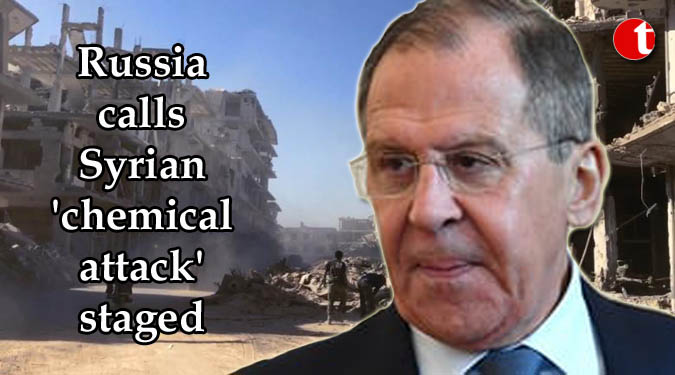 Russia calls Syrian 'chemical attack' staged