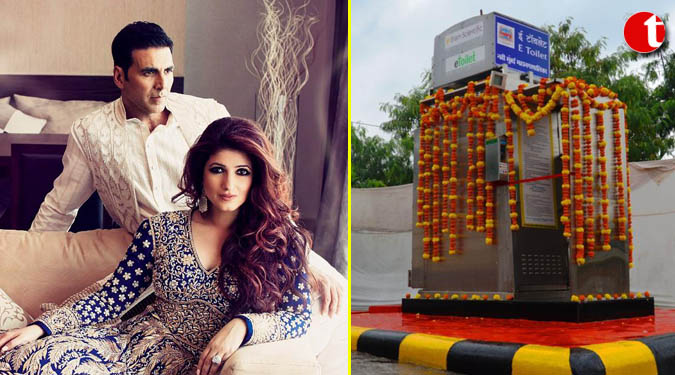 Twinkle's tweet spurs hubby Akshay to fund Mumbai toilet