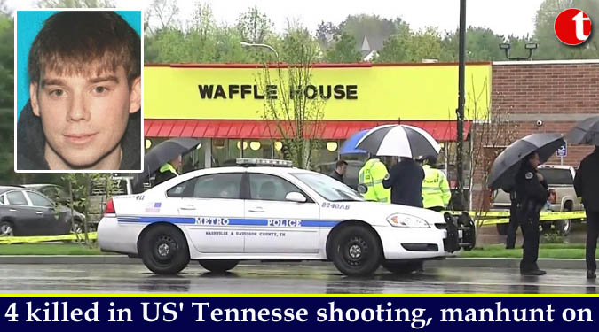 4 killed in US' Tennesse shooting, manhunt on
