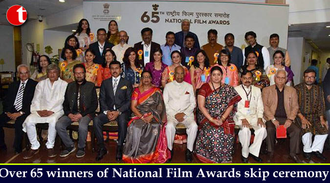 Over 65 winners of National Film Awards skip ceremony