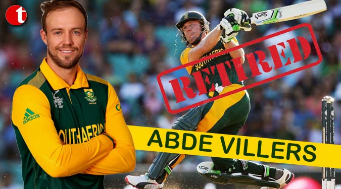 ‘Tired’ AB De Villiers retires from international cricket