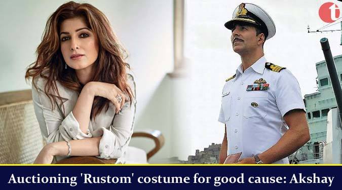 Auctioning 'Roustom' costume for good cause: Akshay