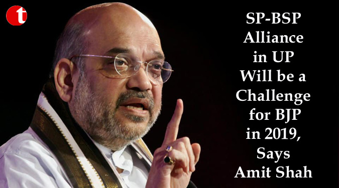 SP-BSP Alliance in UP Will be a Challenge for BJP in 2019, Says Amit Shah