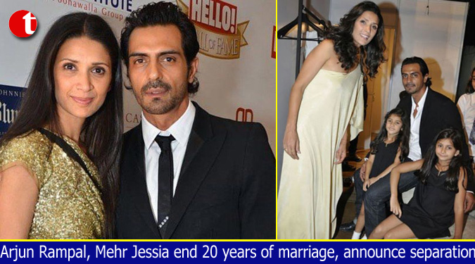 Arjun Rampal, Mehr Jessia end 20 years of marriage, announce separation