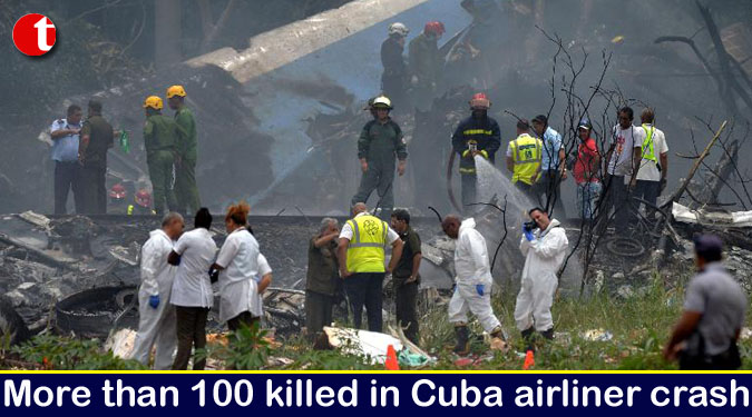 More than 100 killed in Cuba airliner crash