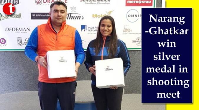 Narang-Ghatkar win silver medal in shooting meet