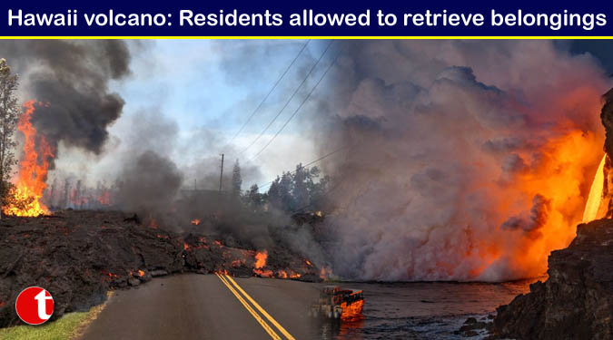Hawaii volcano: Residents allowed to retrieve belongings