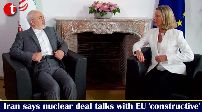 Iran says nuclear deal talks with EU 'constructive'