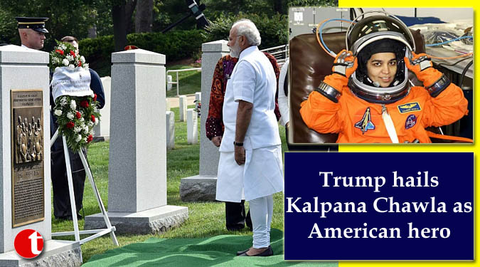 Trump hails Kalpana Chawla as American hero