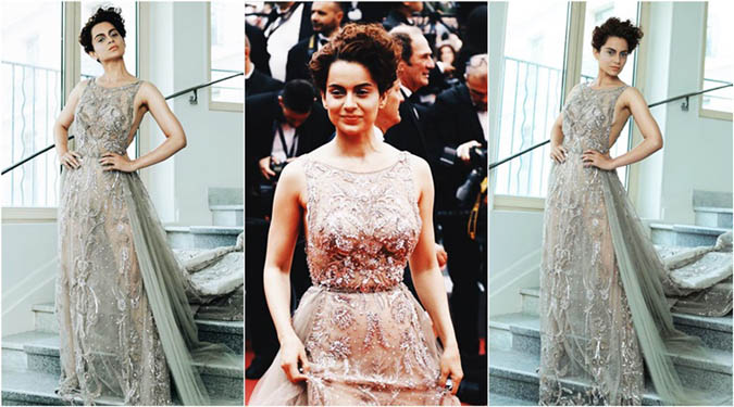 Kangana styles up in sheer, backless gown for Cannes red carpet debut