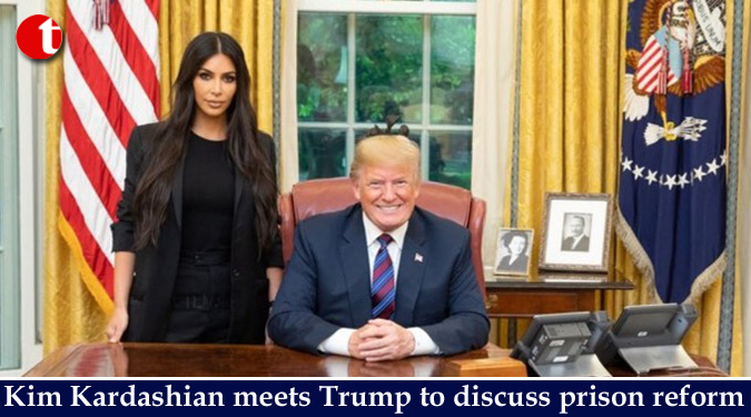 Kim Kardashian meets Trump to discuss prison reform