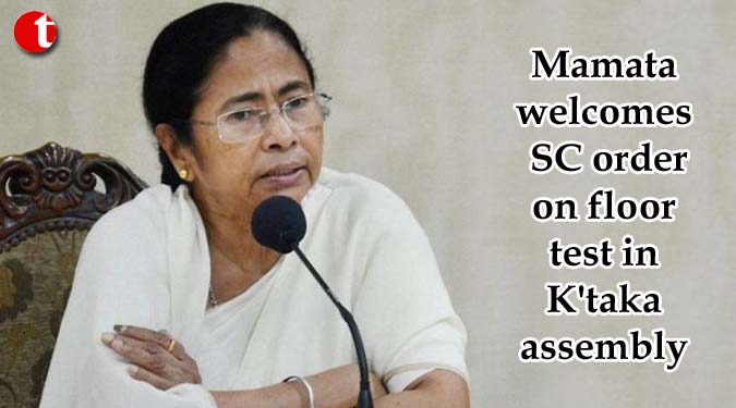 Mamata welcomes SC order on floor test in K'taka assembly