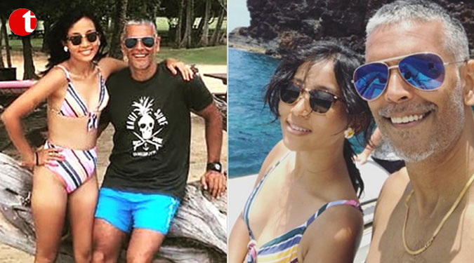 Milind Soman enjoys Hawaiian vacation with wife