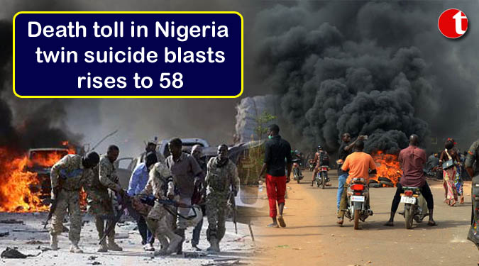 Death toll in Nigeria twin suicide blasts rises to 58