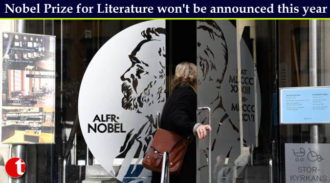 Nobel Prize for Literature won't be announced this year