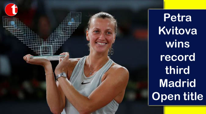 Petra Kvitova wins record third Madrid Open title