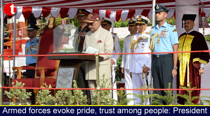 Armed forces evoke pride, trust among people: President Kovind