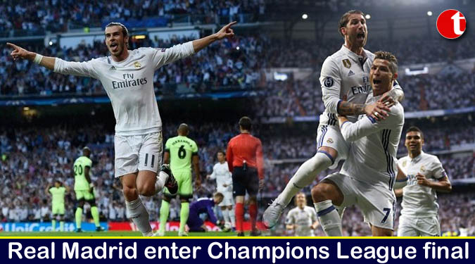 Real Madrid enter Champions League final
