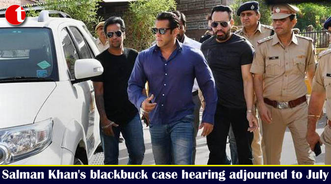 Salman Khan's blackbuck case hearing adjourned to July