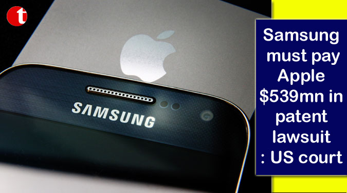Samsung must pay Apple $539mn in patent lawsuit: US court