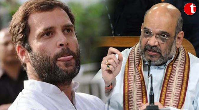 Cong. colluding with 'anti-national' forces in K'taka: Amit Shah